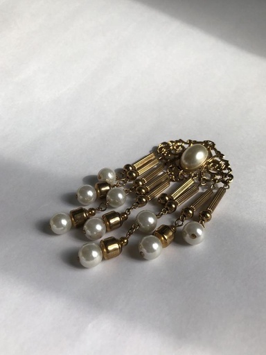 Broche Vintage Nacrée